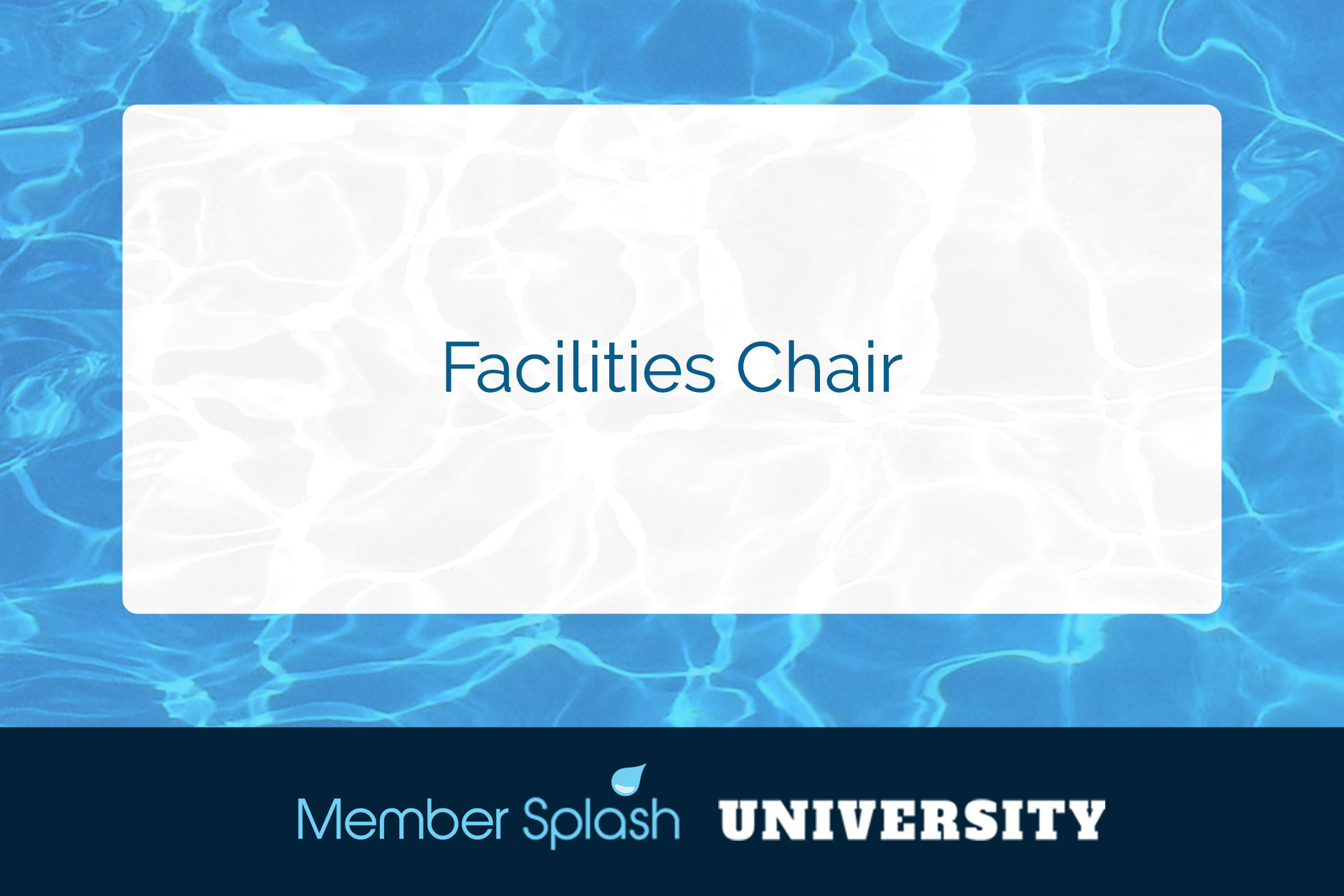 Facilities Chair